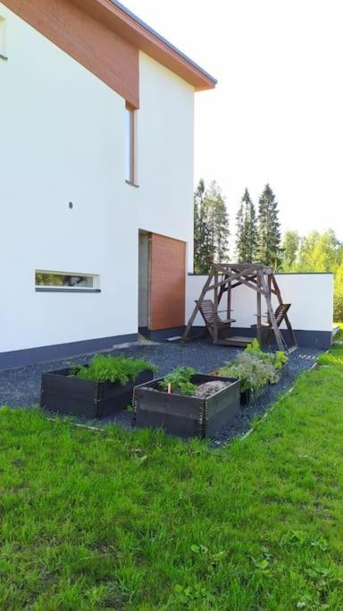 Ferienwohnung Rauhallisella Paikalla Upea Iso Omakotitalo. Kajaani Exterior foto